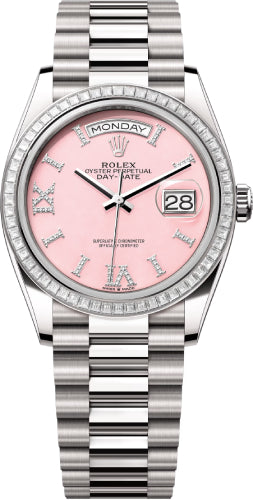 Pre-owned Rolex Day-Date 36 36mm 36 mm — 128399TBR-Pnkopd