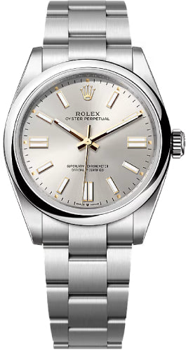 Pre-owned Rolex Oyster Perpetual 41 41 mm — ES-134300-Slv