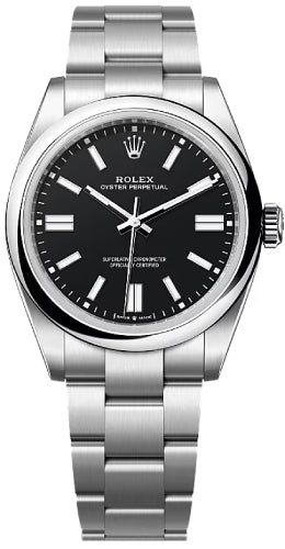 Pre-owned Rolex Oyster Perpetual 41 41 mm — ES-134300-PGrn