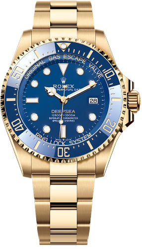 Pre-owned Rolex Deepsea 44mm Blue 44 mm — 136668LB