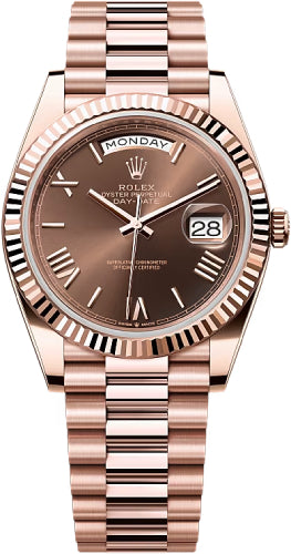 Pre-owned Rolex Day-Date 40 40mm 40 mm — 228235-ChRom