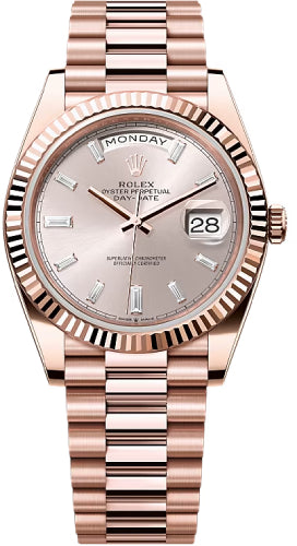 Pre-owned Rolex Day-Date 40 40mm 40 mm — 228235-SunDia