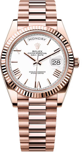 Pre-owned Rolex Day-Date 40 40mm 40 mm — 228235-WhRom