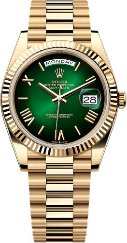 Pre-owned Rolex Day-Date 40 40mm 40 mm — 228238-Grom