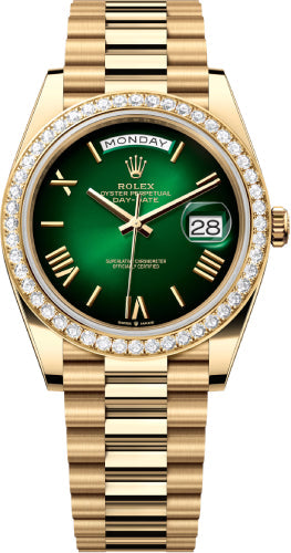 Pre-owned Rolex Day-Date 40 40mm 40 mm — 228348RBR-Grnomb