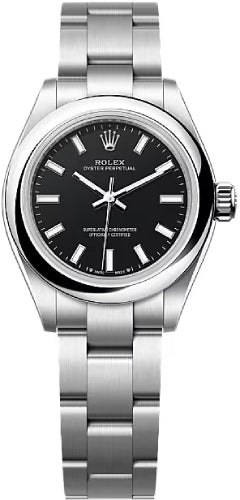 Pre-owned Rolex Oyster Perpetual 28 28 mm — ES-276200-Blk