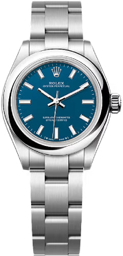 Pre-owned Rolex Oyster Perpetual 28 28 mm — ES-276200-Blu