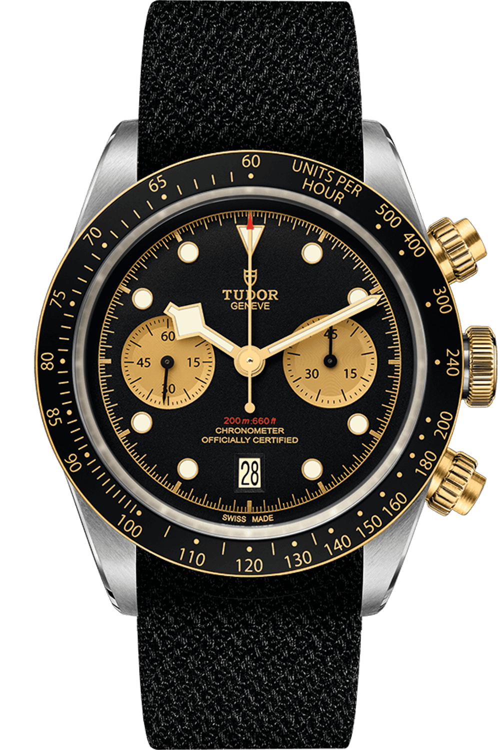 Tudor Black Bay Chrono S&G 41mm Steel Yellow Gold Black Dial M79363N-0003