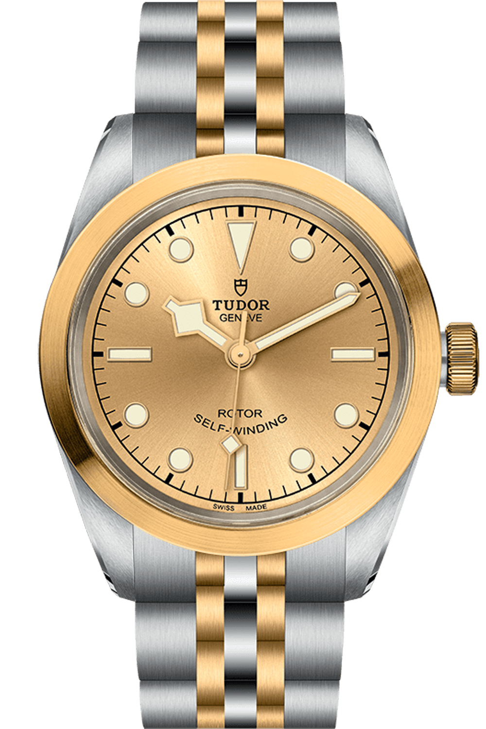 Tudor Black Bay 32 S&G 32mm Steel Yellow Gold Champagne Dial M79583-0002