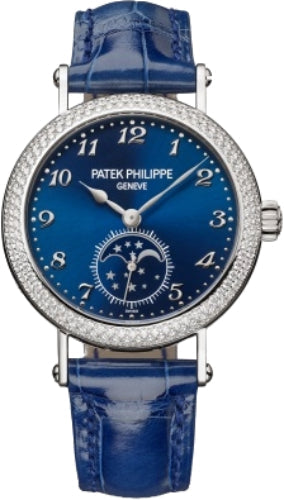 Pre-owned Patek Philippe Complications Moon Phases 33 mm — 7121/200G-001