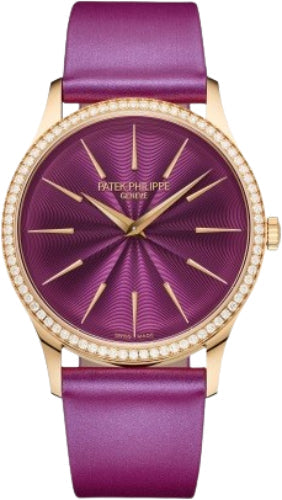 Pre-owned Patek Philippe Calatrava Ladies Joaillerie 35 mm — 4997/200R-001