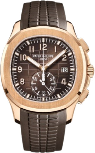 Pre-owned Patek Philippe Aquanaut Chronograph Rose 42.2 mm — 5968R-001