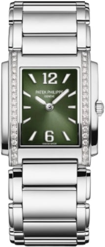 Pre-owned Patek Philippe Twenty~4 Ladies Stainless 25 mm — 4910/1200A-011