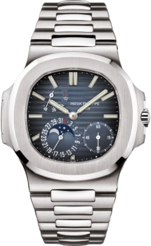 Pre-owned Patek Philippe Nautilus Moon Phases 40 mm — 5712/1A-001