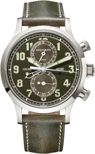 Pre-owned Patek Philippe Complications Calatrava Pilot 42 mm — 5924G-010