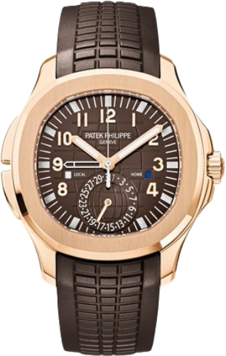 Pre-owned Patek Philippe Aquanaut Travel Time 40.8 mm — 5164R-001