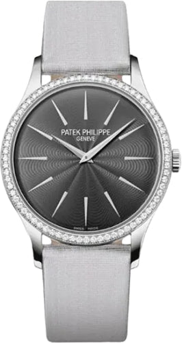 Pre-owned Patek Philippe Calatrava Manually Wound 33 mm — 4897G-010