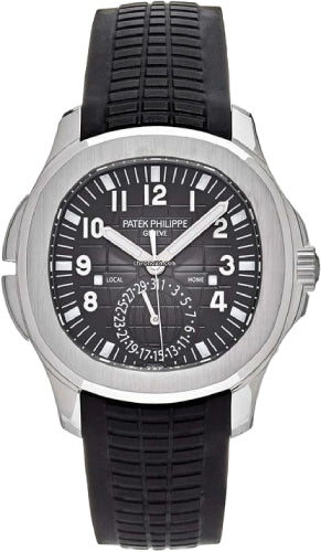 Pre-owned Patek Philippe Aquanaut Travel Time 40.8 mm — 5164A-001