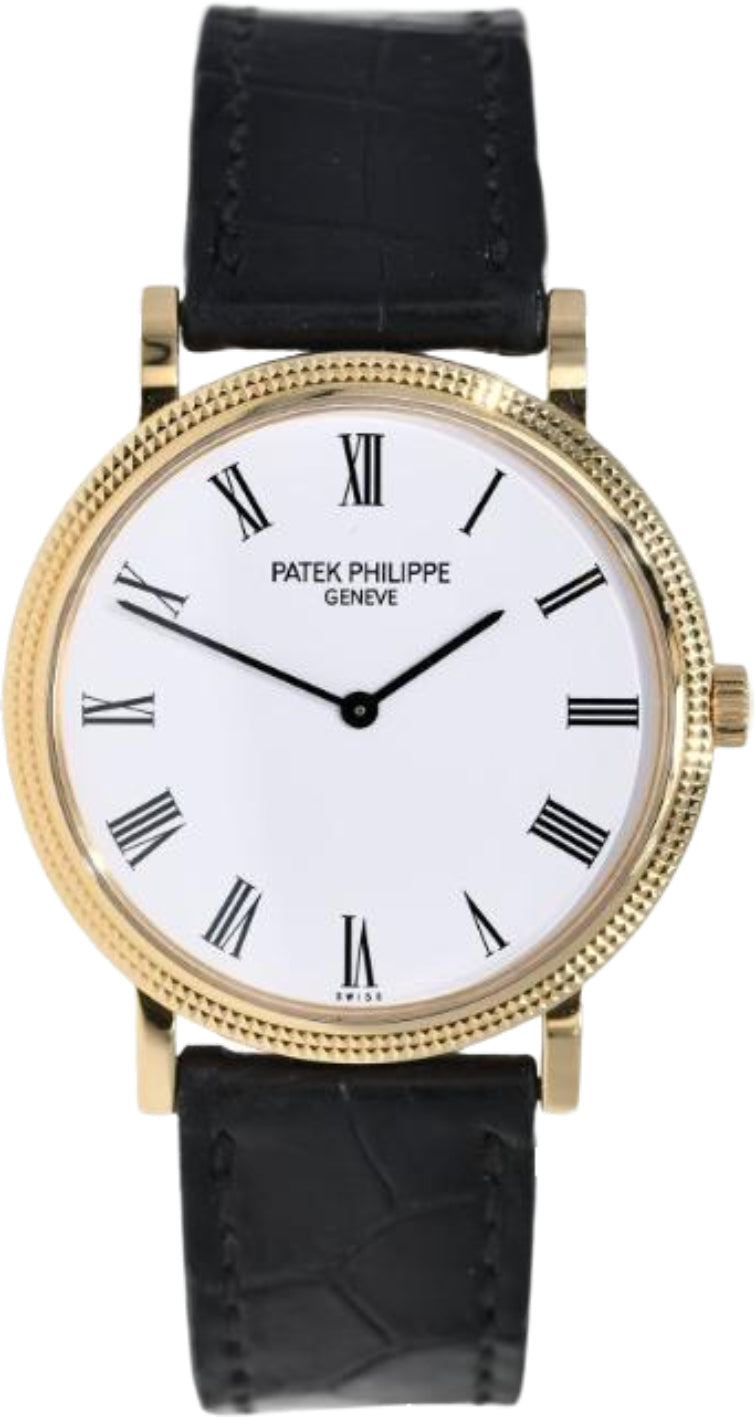 Pre-owned Patek Philippe Calatrava 35mm White 35 mm — 120J-001