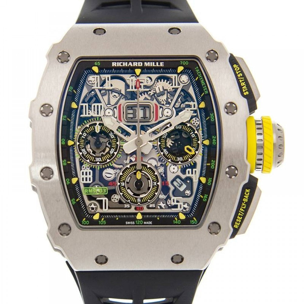 Pre-owned Richard Mille Automaic Winding Flyback — GLJ-RM11-03TI