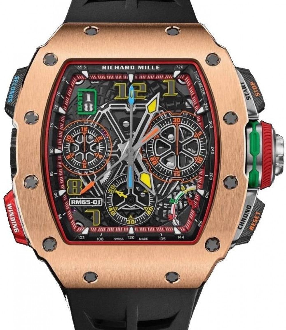 Richard Mille RM65-01 Automatic Split-Seconds Chronograph Rose Gold watch