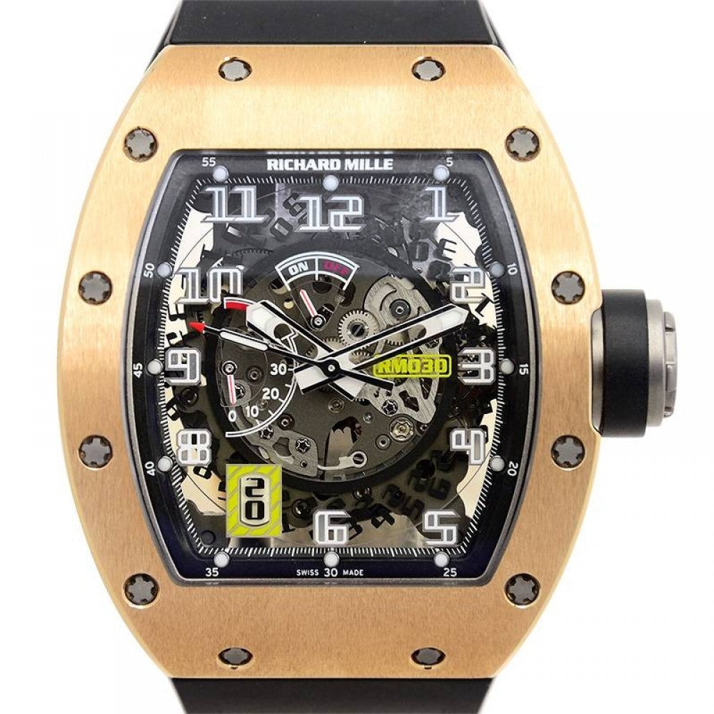 Pre-owned Richard Mille Declutchable Rotor Rose — GLJ-RM030RG
