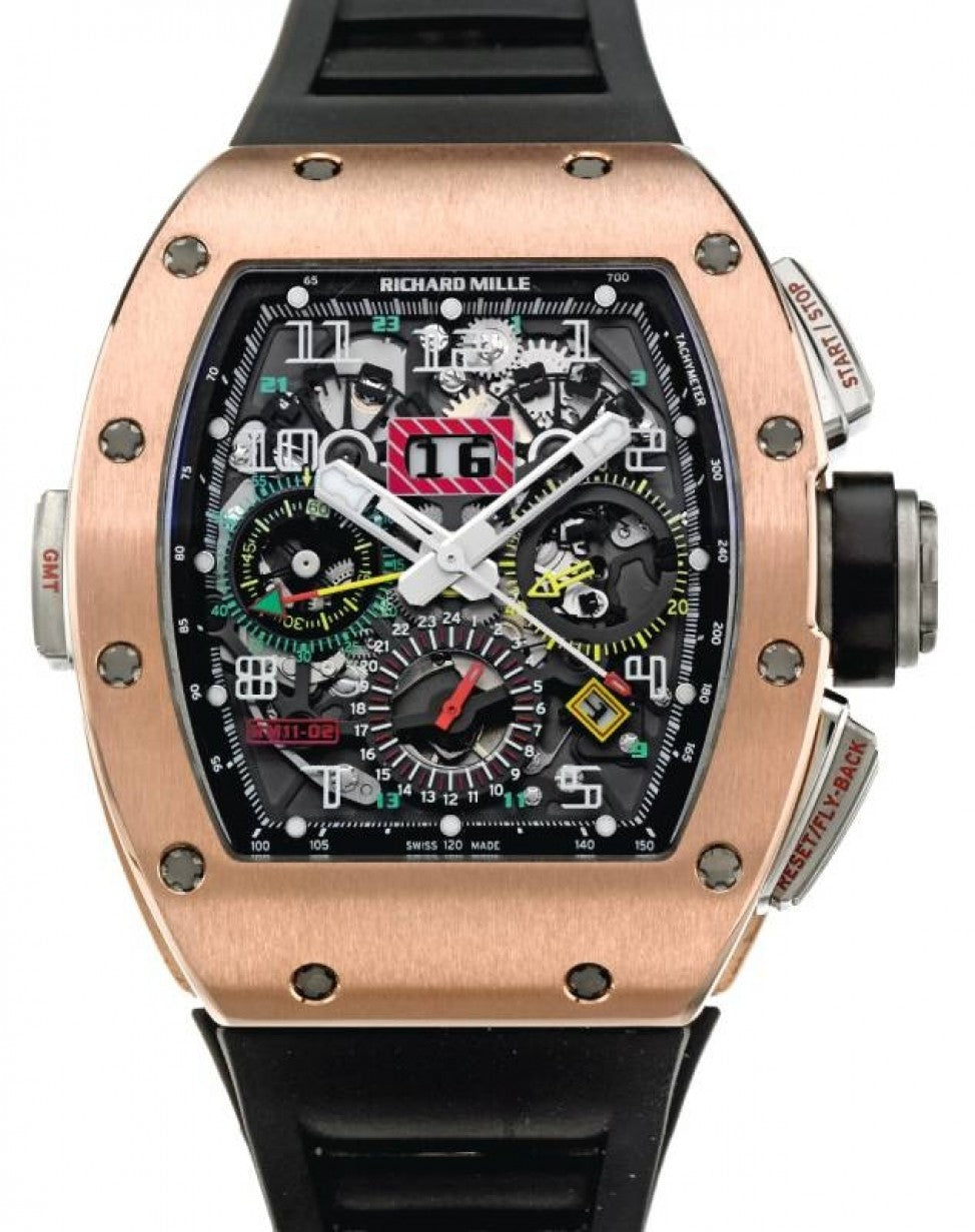 Pre-owned Richard Mille Flyback Chronograph Dual-Time — GLJ-RM011-02