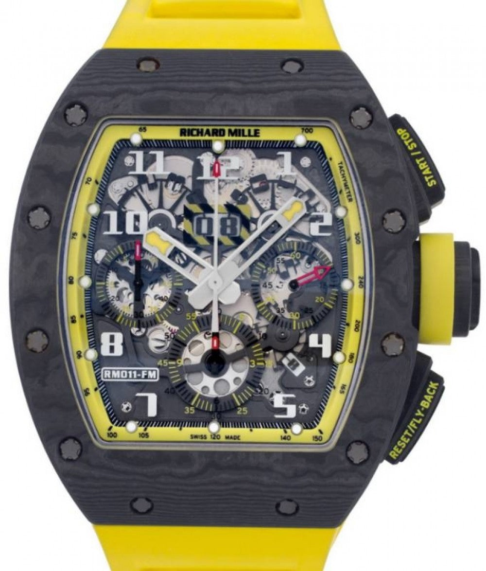 Pre-owned Richard Mille Flyback Chronograph "Felipe — GLJ-RM011YC