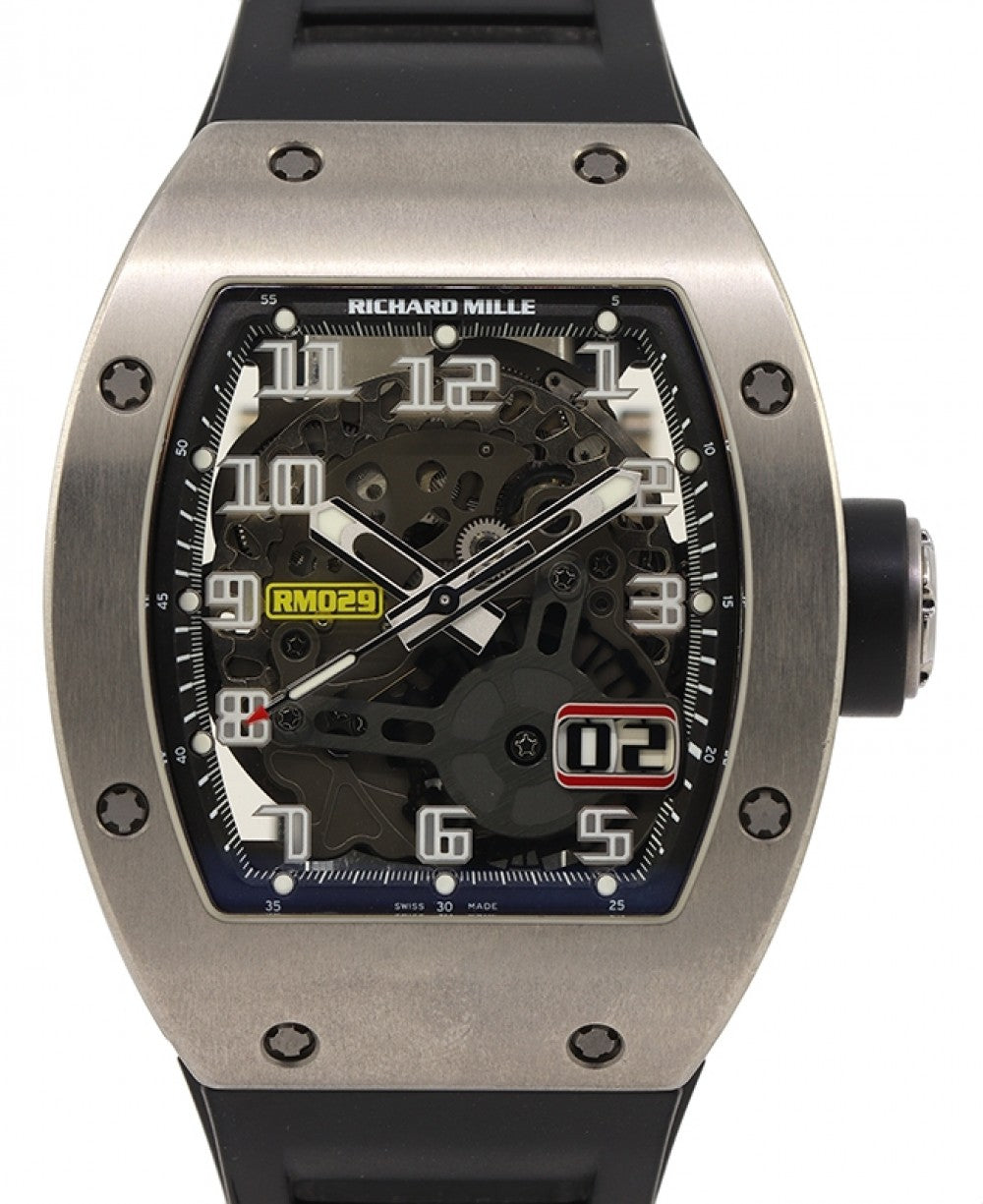 Pre-owned Richard Mille Man Series Titanium — GLJ-RM029