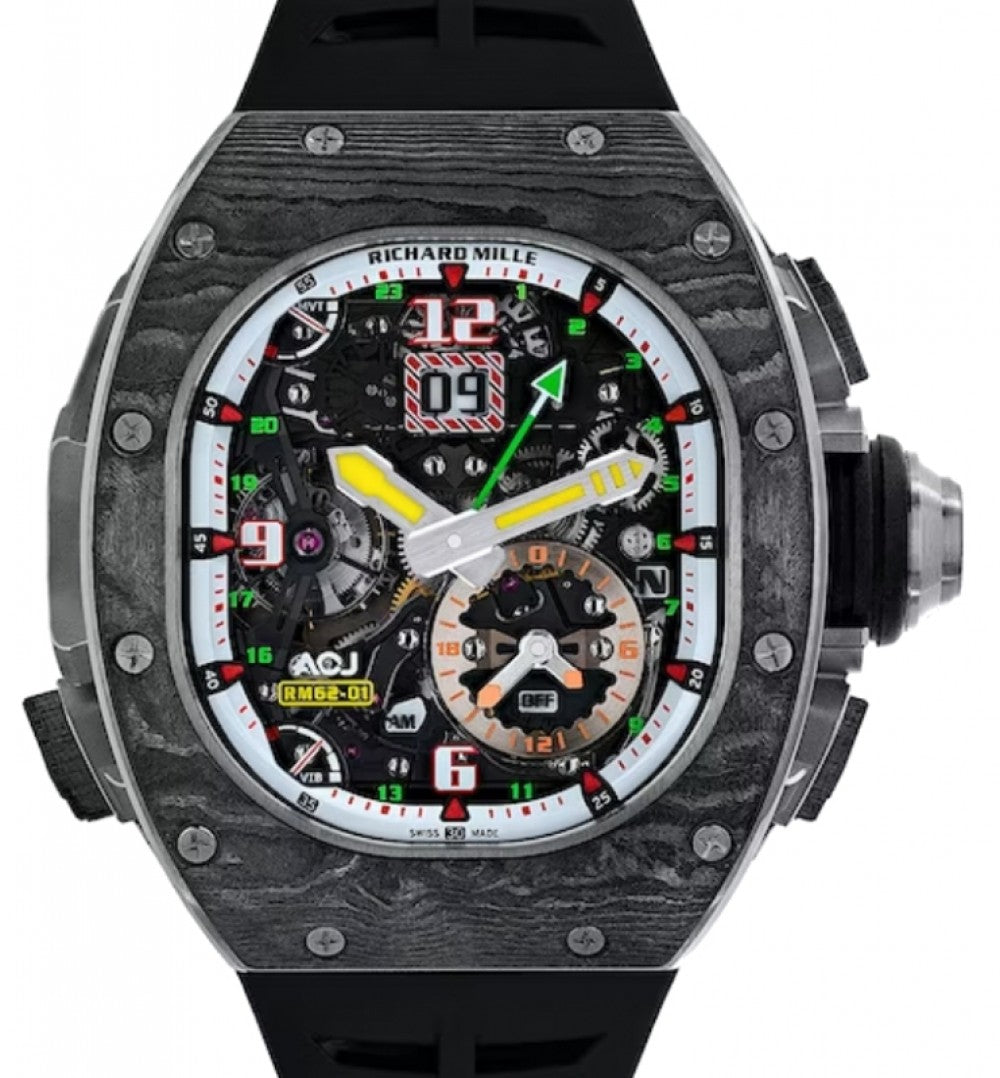 Richard Mille RM62-01 Tourbillon Vibrating Alarm ACJ Titanium watch