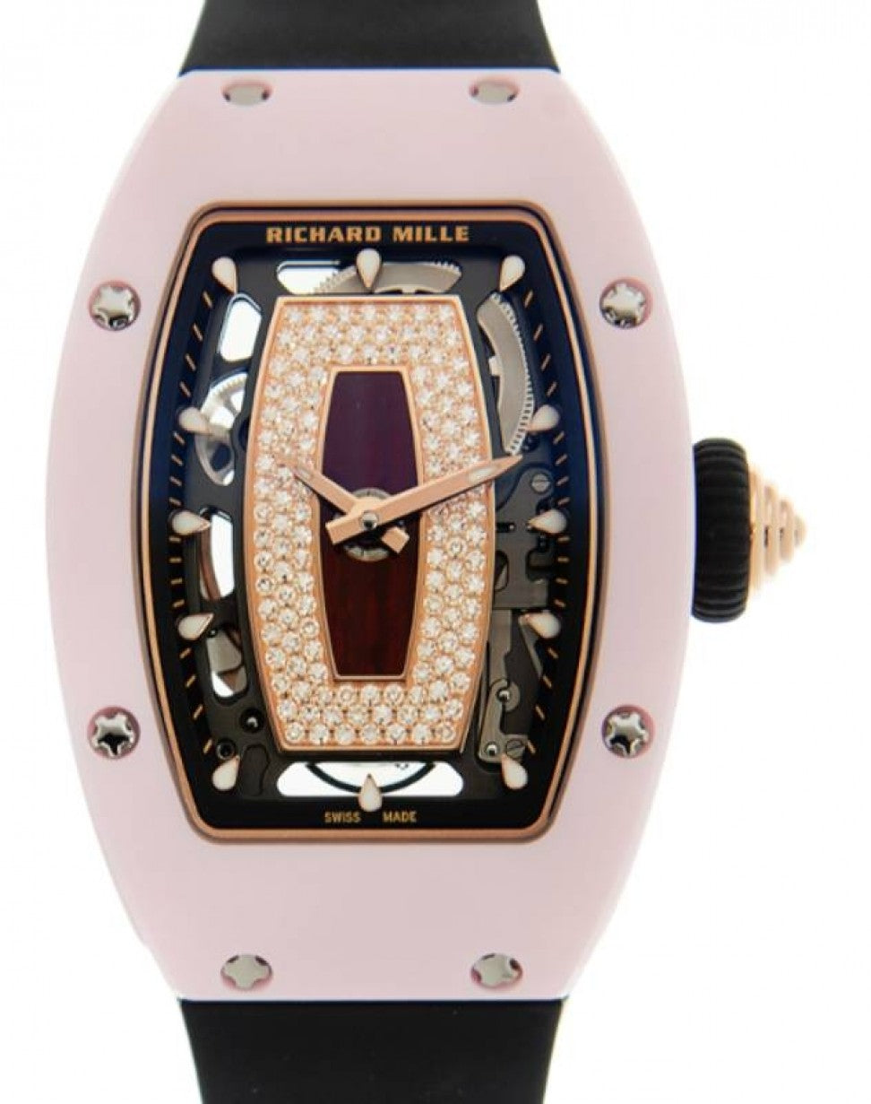 Pre-owned Richard Mille Pink Ceramic Diamond — GLJ-RM07-01PCJ