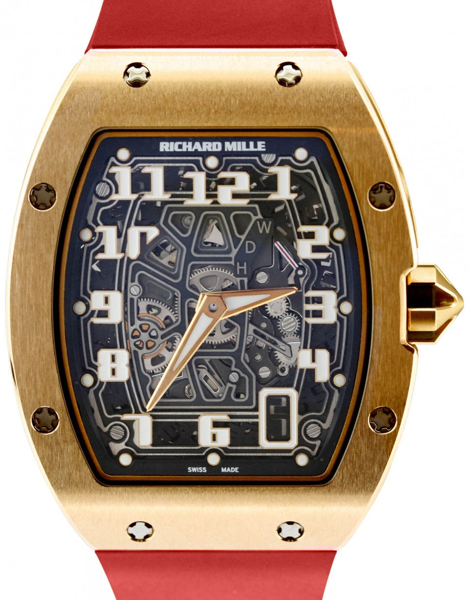 Richard Mille Automatic Winding Extra Flat Rose Gold RM67-01 watch