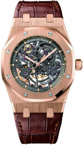 Pre-owned Audemars Piguet Royal Oak Openworked 39 mm — 15305OR.OO.D088CR.01