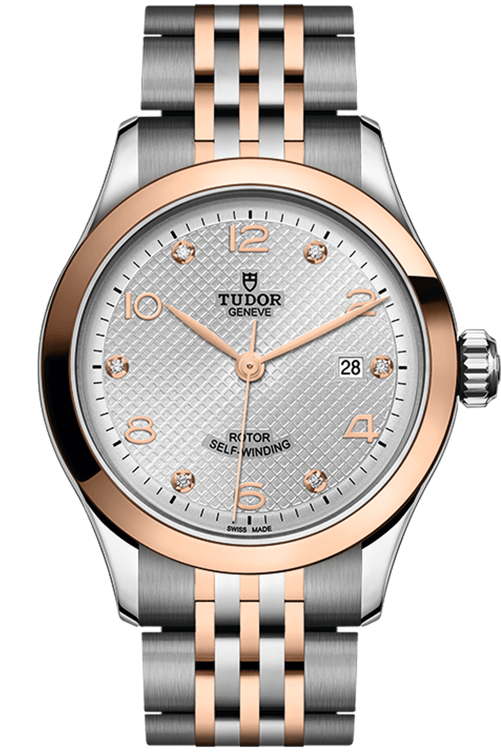Tudor 1926 28mm Silver Diamond Dial M91351-0002