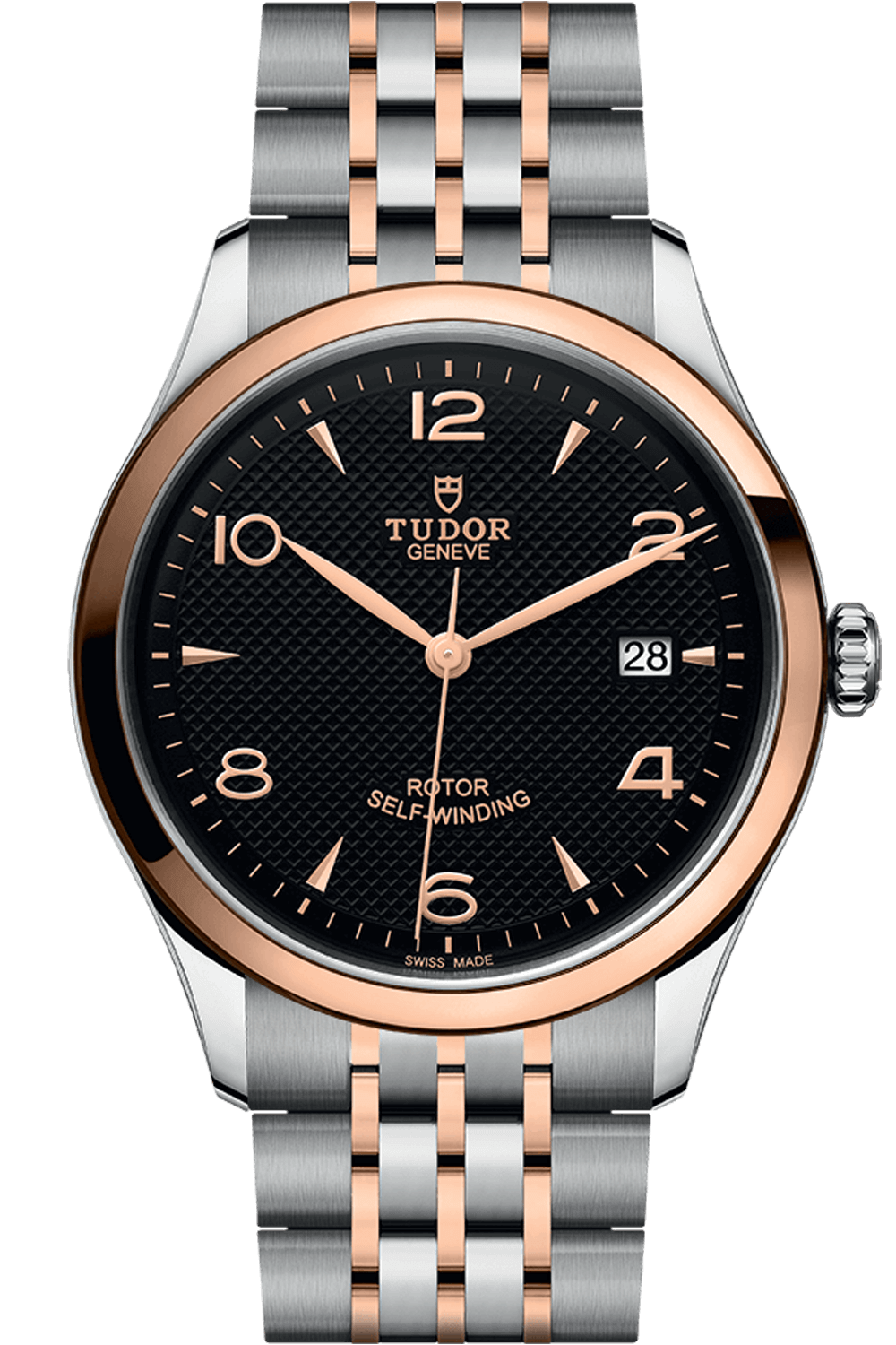Tudor 1926 39mm Steel Rose Gold Black Dial M91551-0003