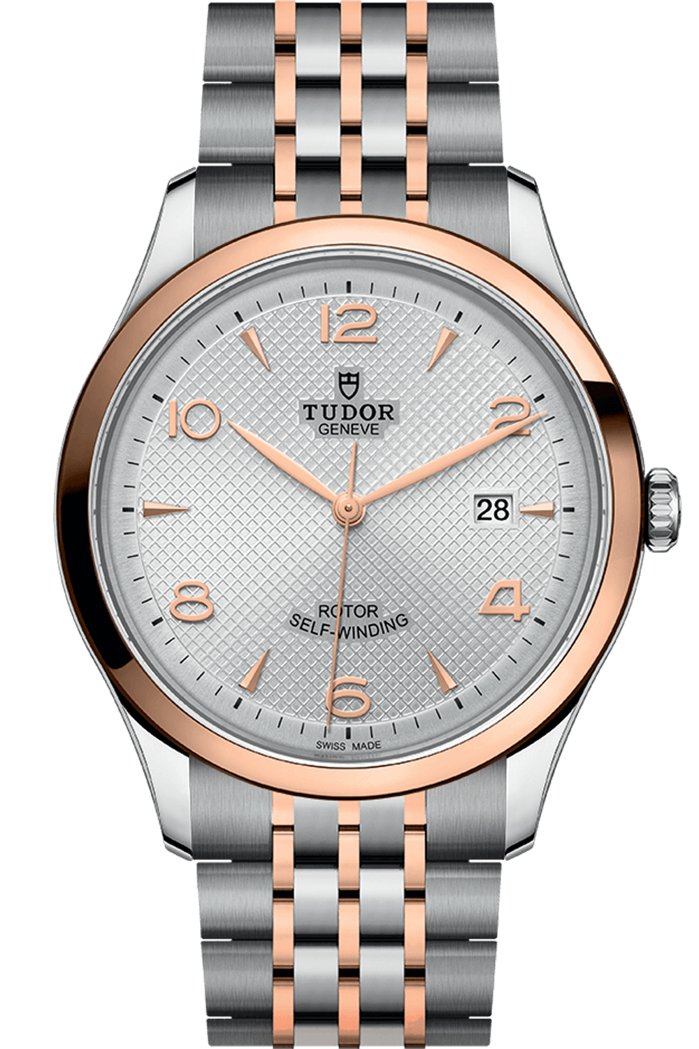 Tudor 1926 41mm Steel Rose Gold Silver Dial M91651-0001