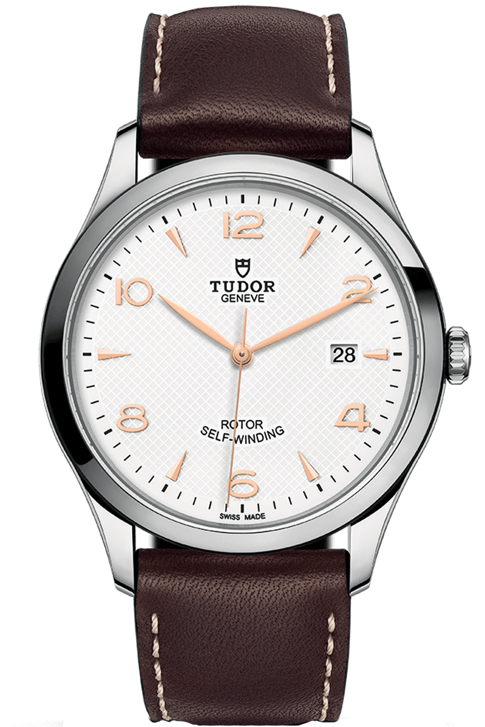 Tudor 1926 41mm Steel White Dial Leather Strap M91650-0012