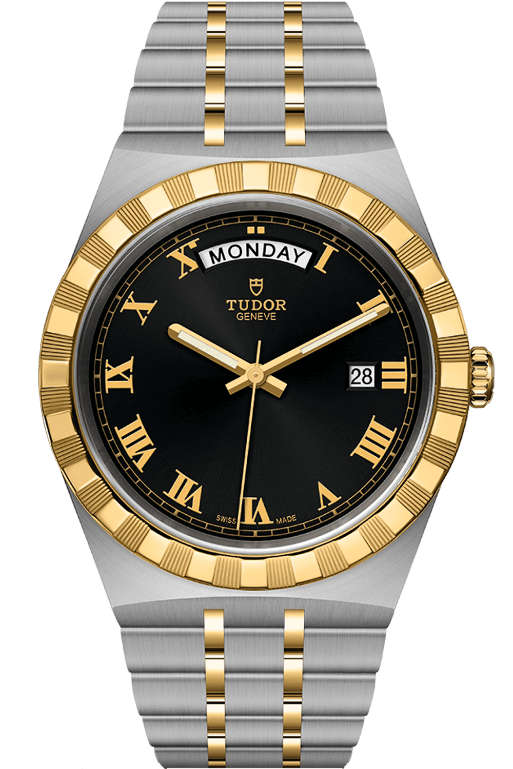 Tudor Royal 41mm Steel Yellow Gold Black Dial M28603-0003