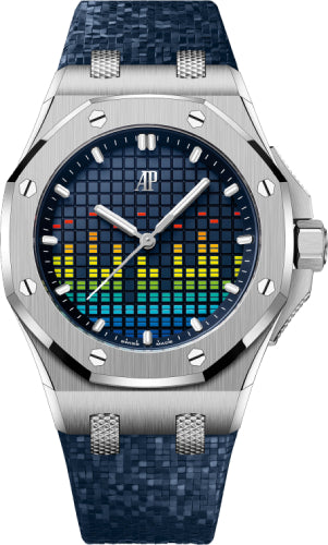 Pre-owned Audemars Piguet Offshore 37mm Music 37 mm — 77600TI.OO.A343CA.01