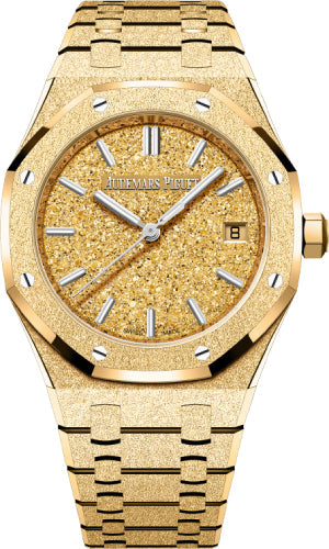 Pre-owned Audemars Piguet Royal Oak 34 34 mm — 77450BA.GG.1361BA.01